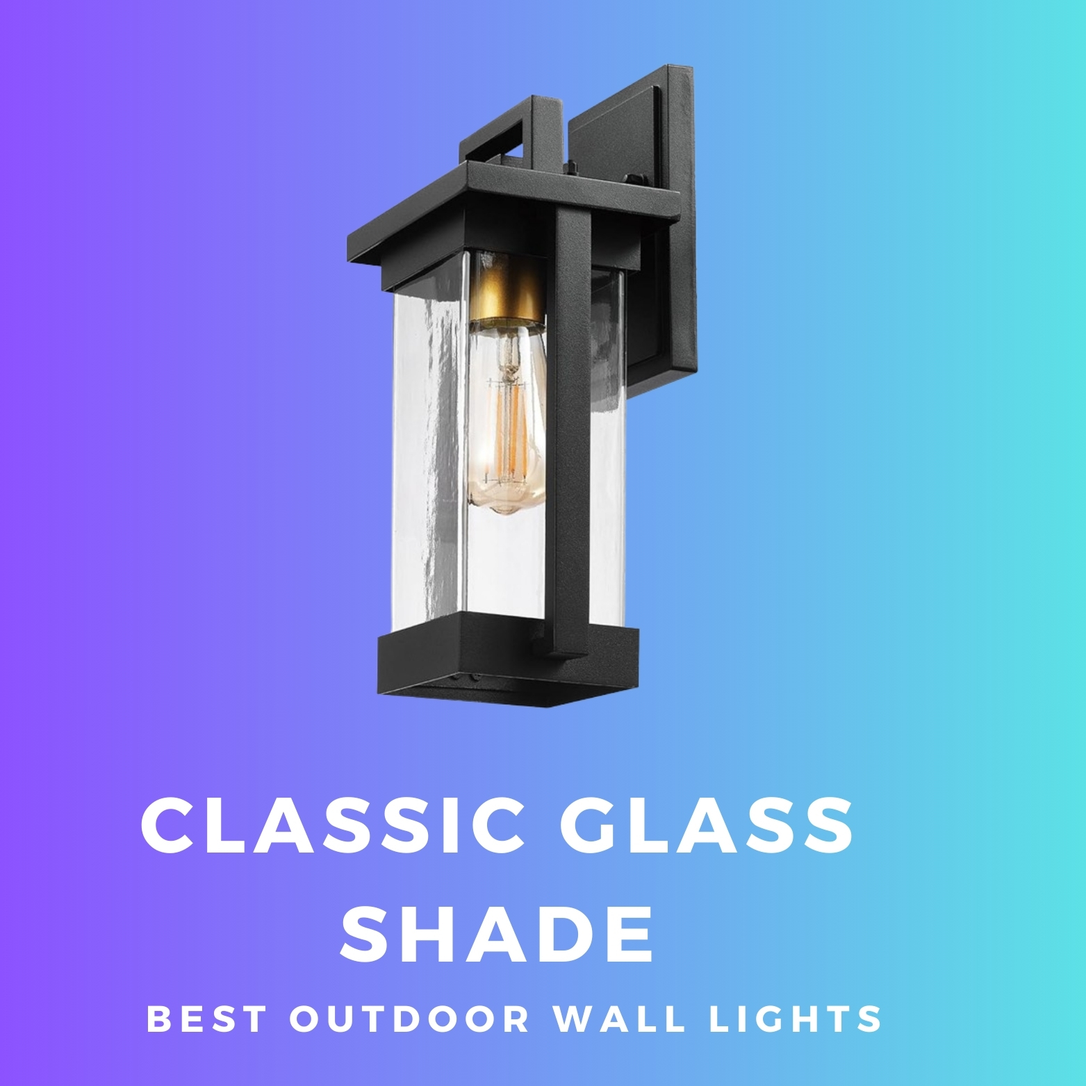 modern outdoor wall lights 