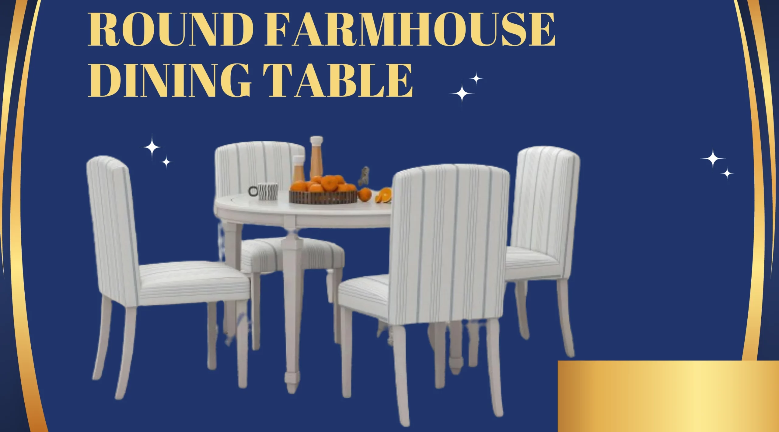 Round Farmhouse Dining Table