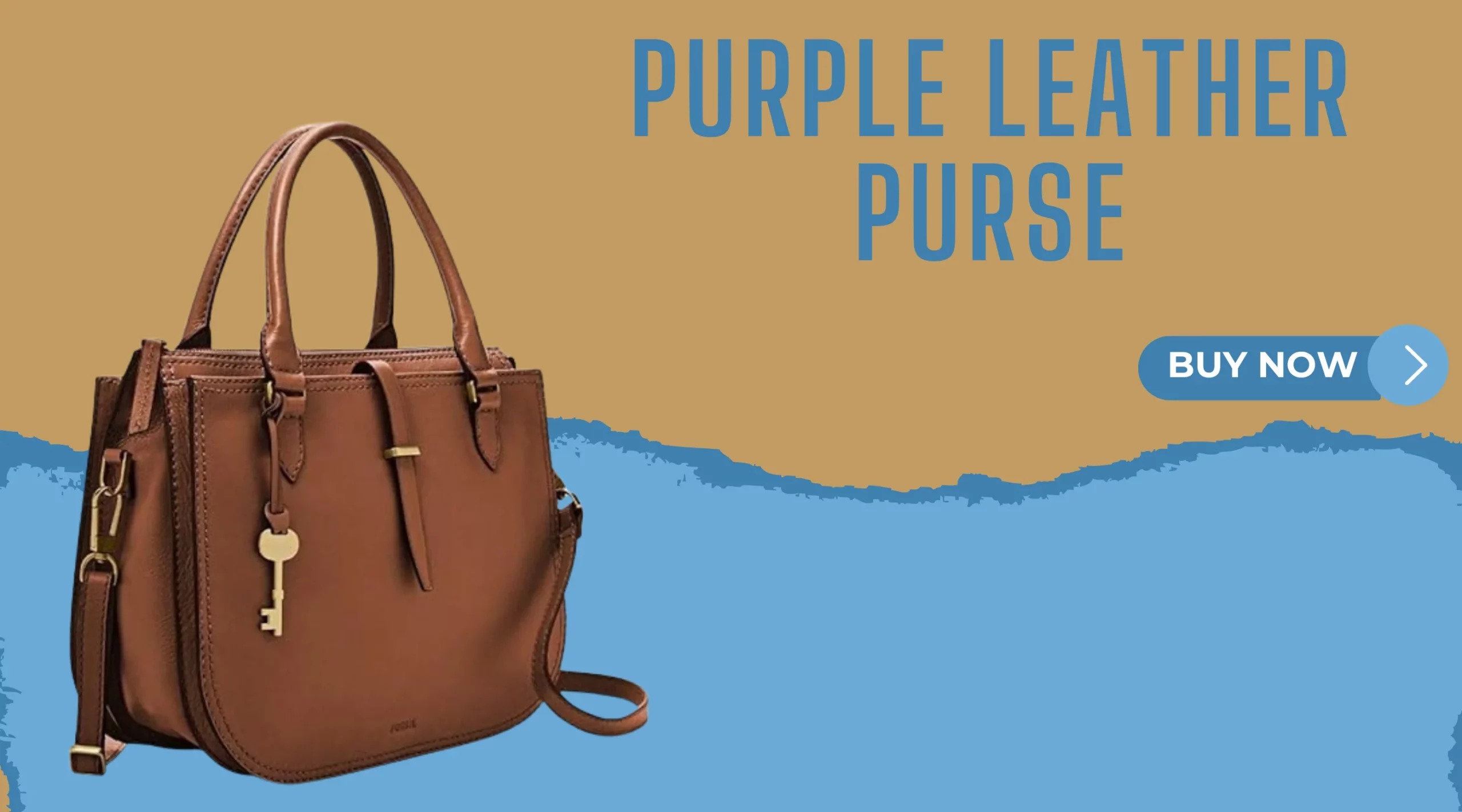Purple Leather Purse