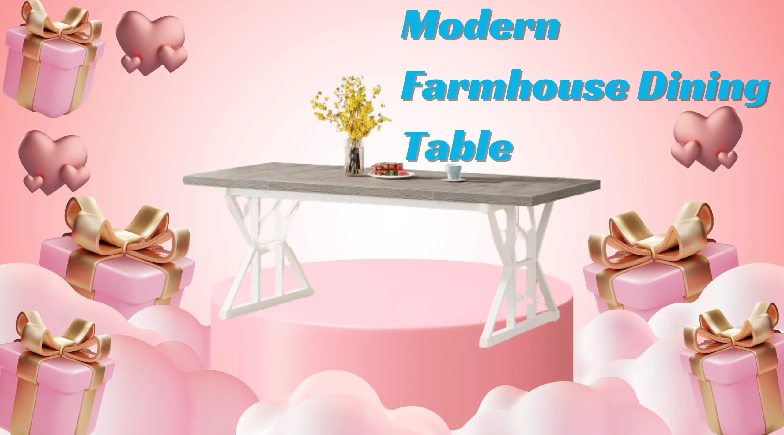 round farmhouse dining table