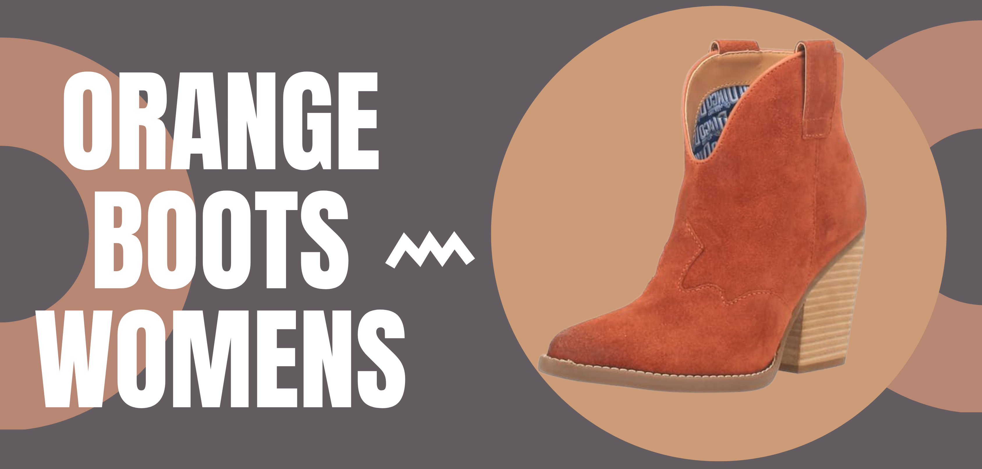 orange boots womens