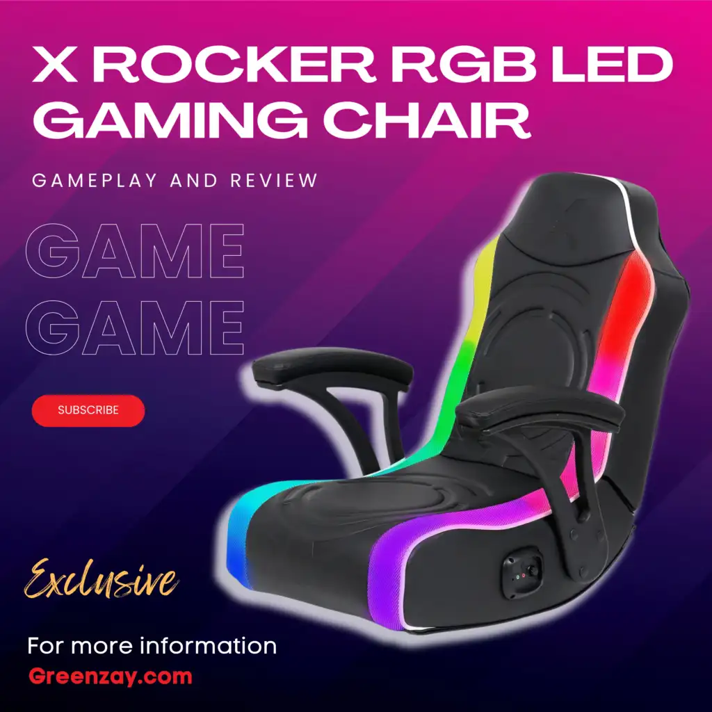 x rocker gaming chair with speakers